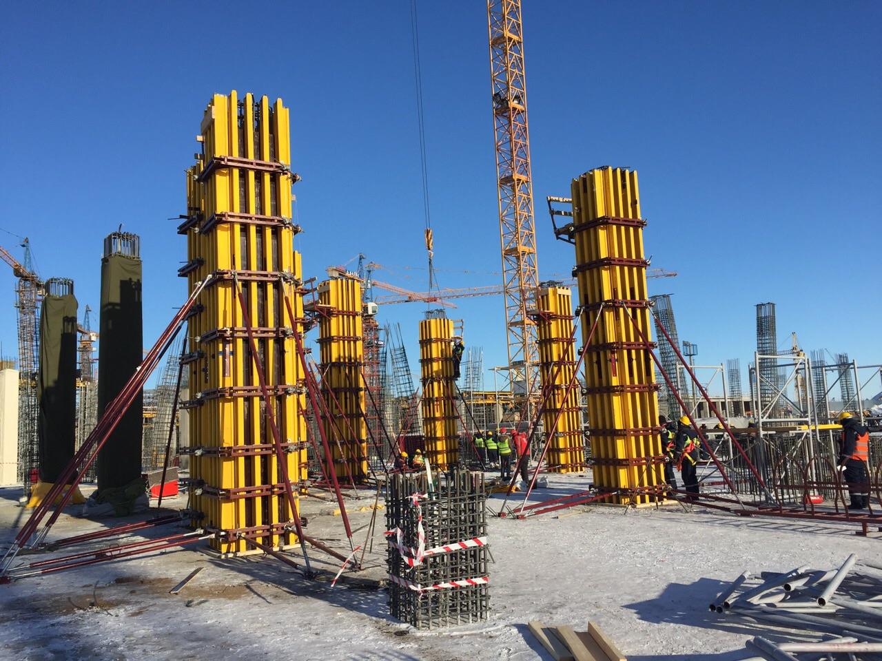 Балочно-ригельная система для колонн