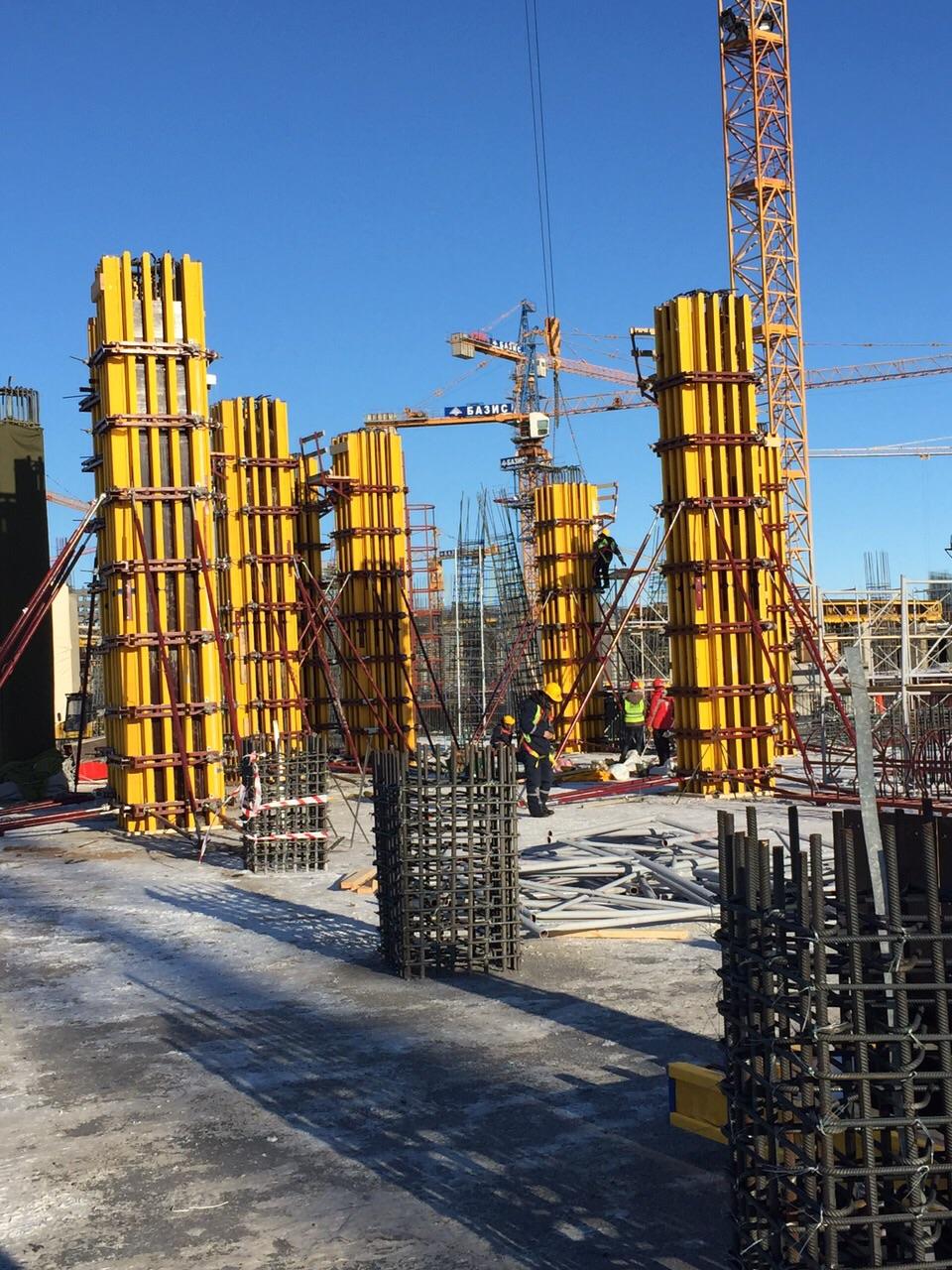 Балочно-ригельная система для колонн