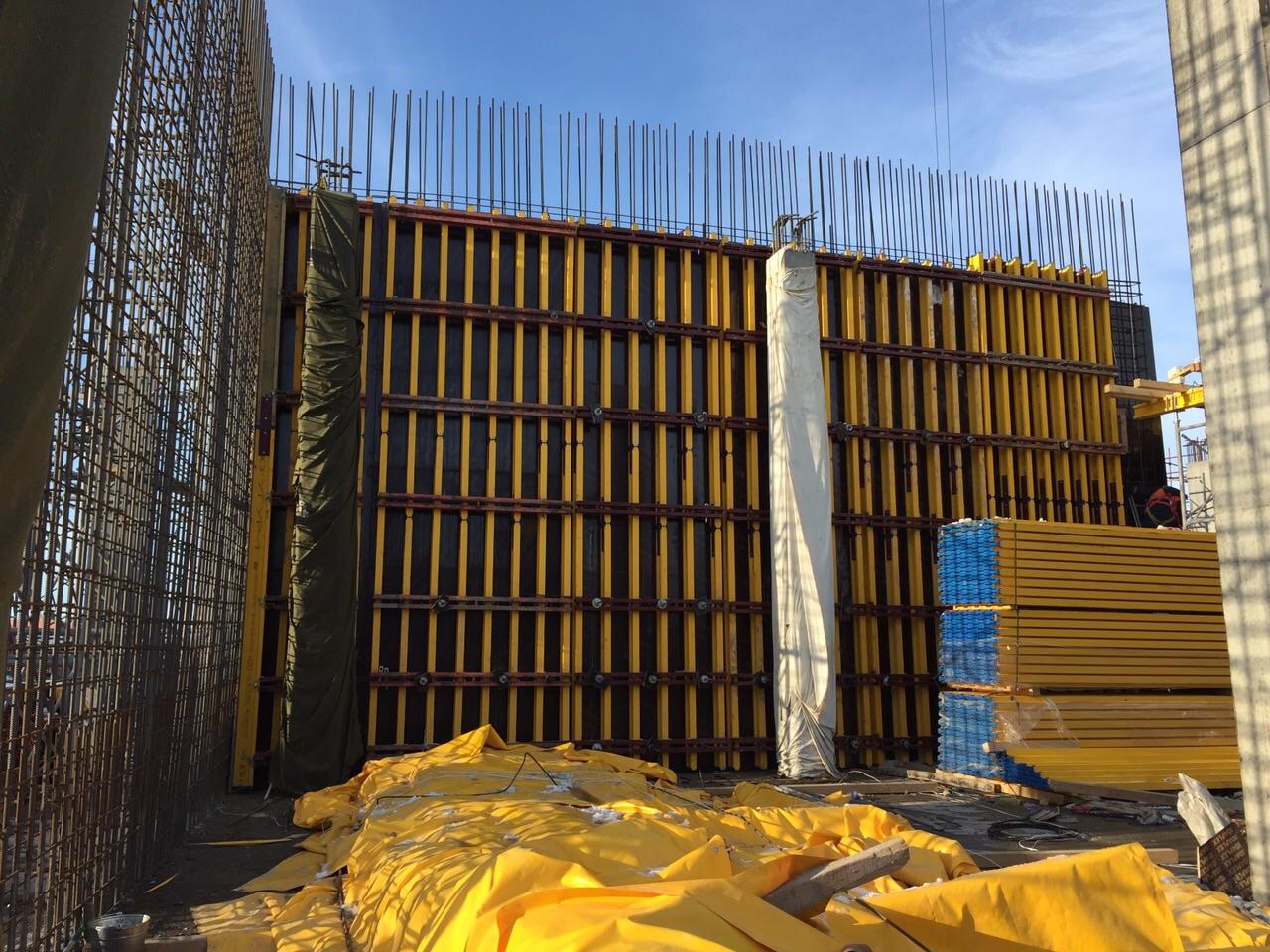 Балочно-ригельная система опалубки стен и перегородок