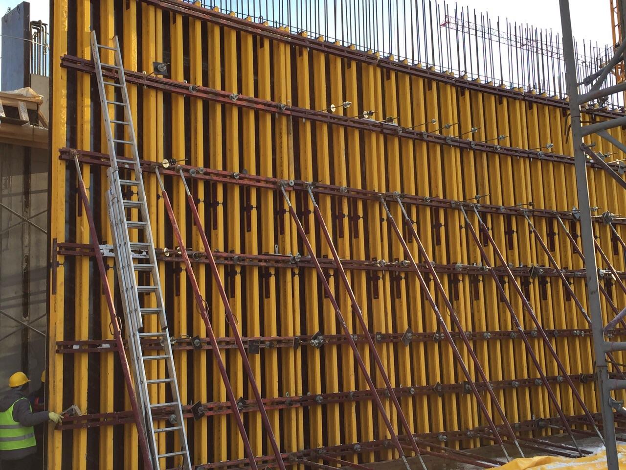 Балочно-ригельная система опалубки стен и перегородок