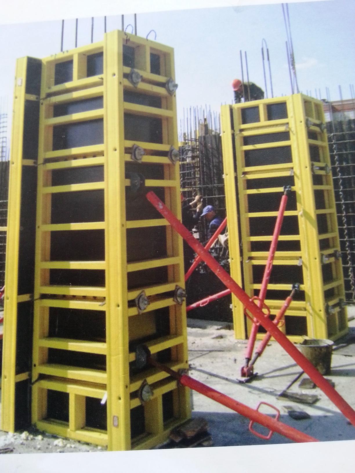 Крупнощитовая опалубка колонн Крупнощитовая опалубка колонн